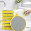10PCS Double Side Dishwashing Sponges Washable Dish Wash Sponges  Pot Cleaning