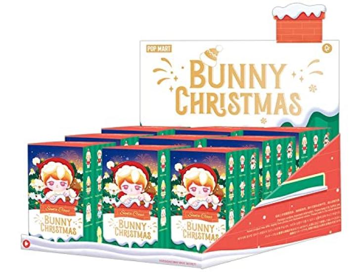 

POP MART BUNNY Рождественская серия 2021 Торговые фигурки Коробка из 9 штук
