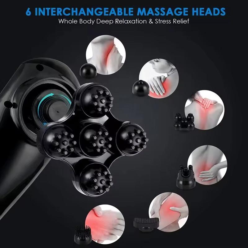 NEWEST Dolphin Electric Massage Stick Cervical MassagingTool Neck Shoulder Waist Home Massage Hammer Back Multifunctional Whole Body