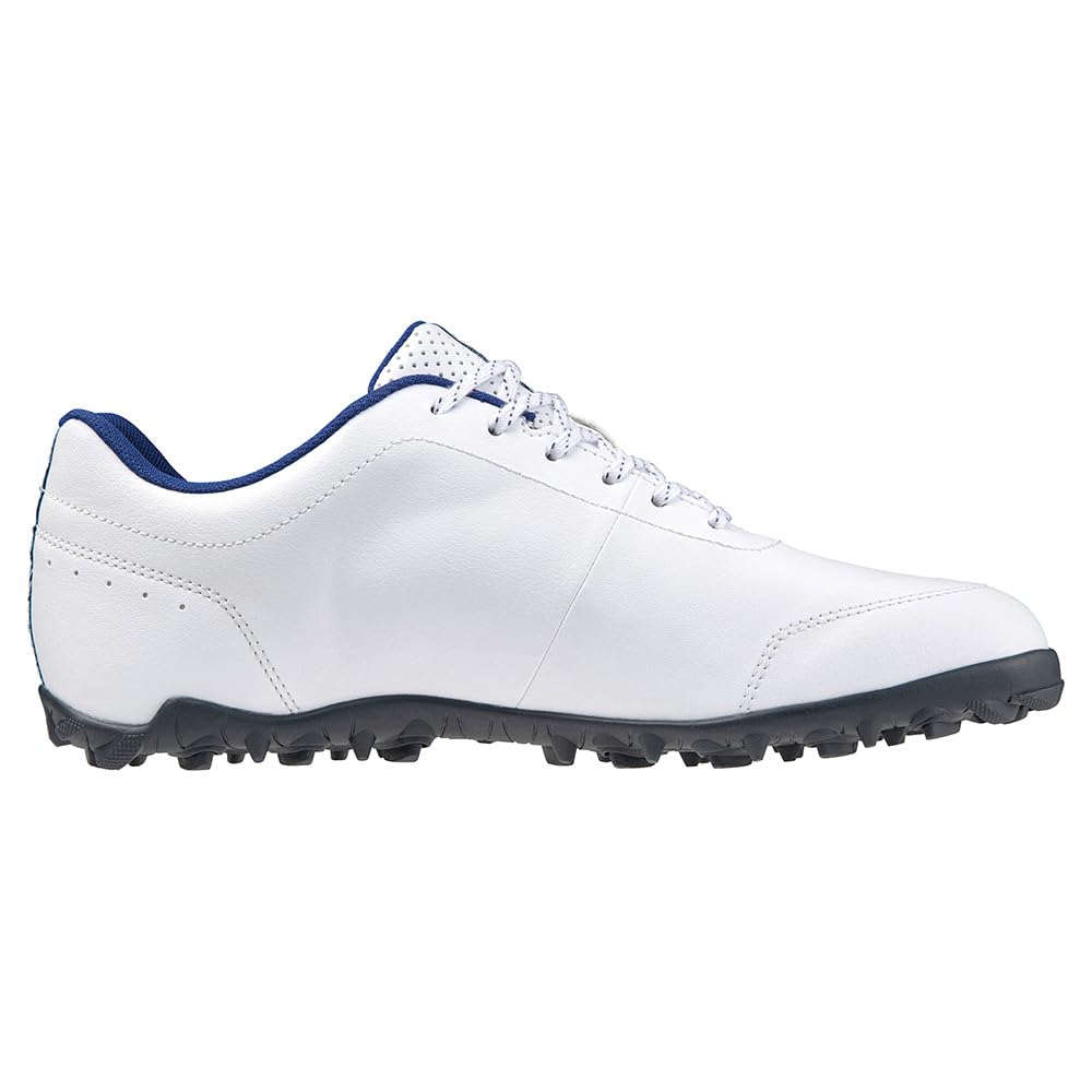 Golf Shoes Wide Style Light Waterproof Cm 4E [Mizuno] Men's White/Blue 27.0