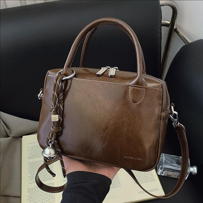 Hand Carry Small Square Bag Women's New Fashion Versatile Shoulder Messenger Bag