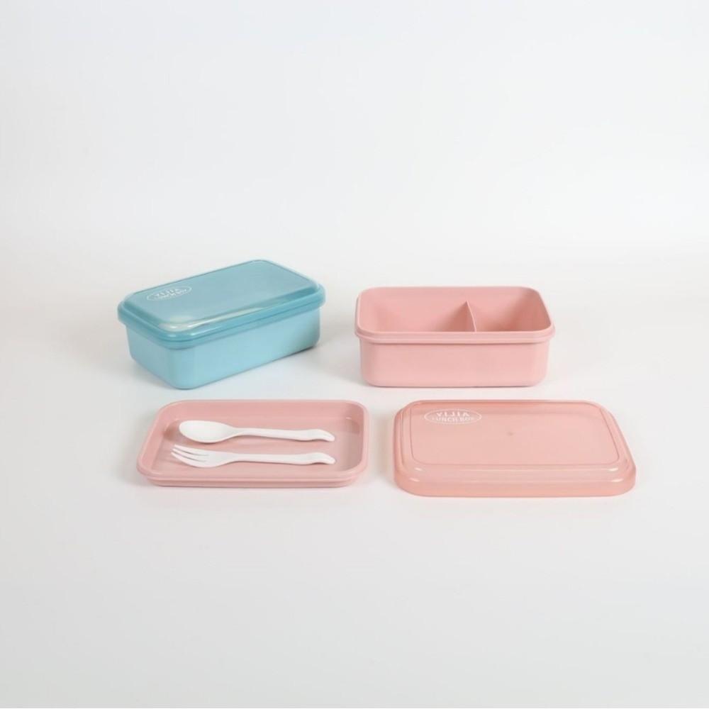 Portable Sealed Student Lunch Box Divided with Lid Food Storage Container Leak Proof Insulated Microwave Oven Lunch Box School