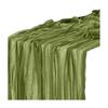 Flag Solid Color Pleated Design Bohemia Style Wedding Table Runner