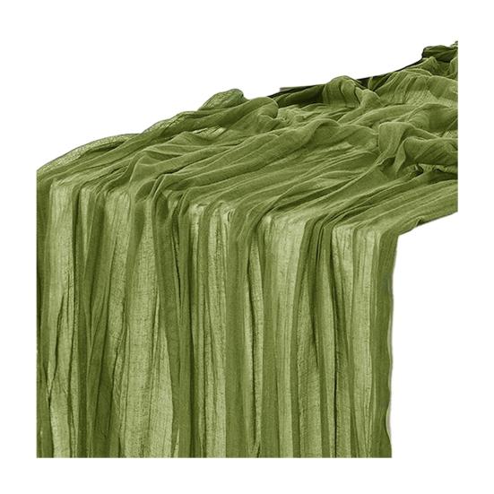Table Flag Solid Color Pleated Design Bohemia Style Wedding Table Runner Special Events Wedding Decoration