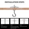 Carbon Steel Cavity Toggle Wings Plasterboard Bolts Hanger Wall Hooks Ceiling Hook Wall Fixing Wing