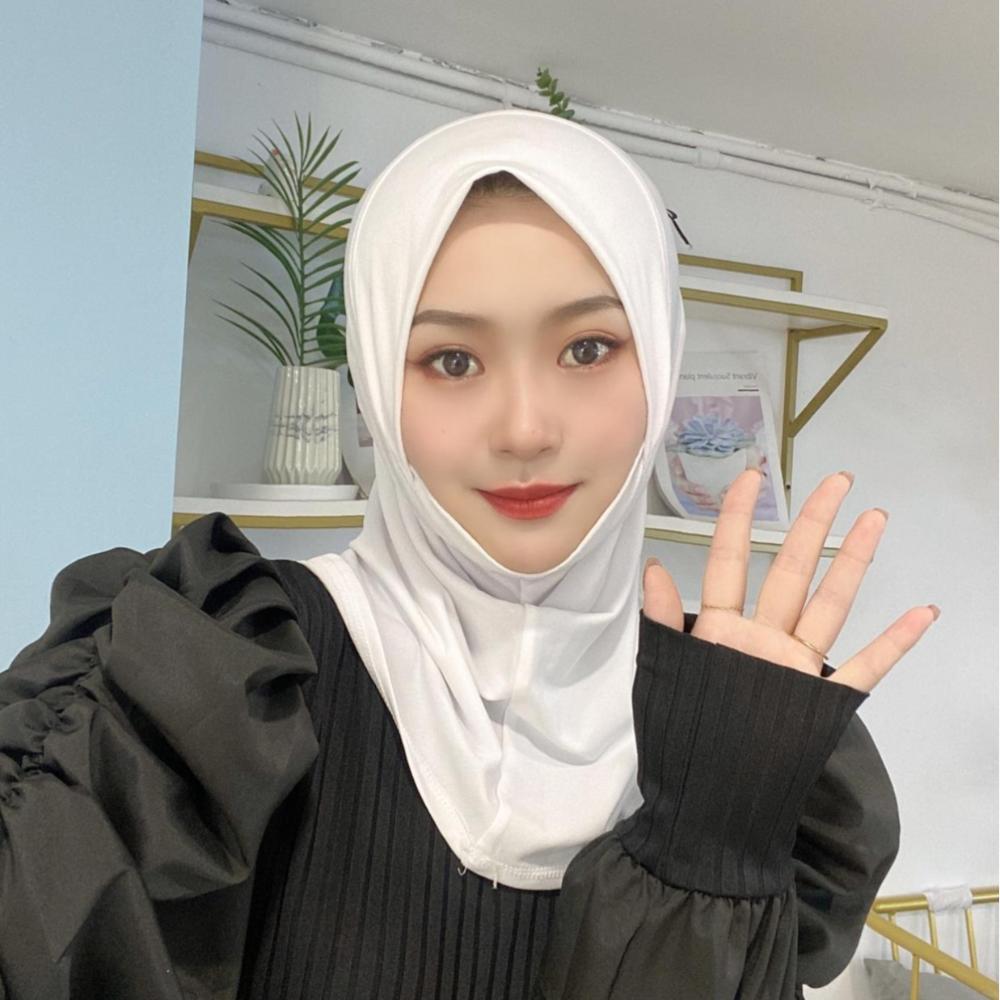 

Однотонный арабский хиджаб головной убор покрывало для молитвы повседневный мусульманский платок для девочек