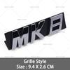 OPQ1 2026 Hot VOLKSWAGEN 3D Black Silver MK5 MK6 MK7 Mk8 Car Front Grill Emblem Car Stickers for Volkswagen VW Golf GTI MK 5 MK 6 Mk
