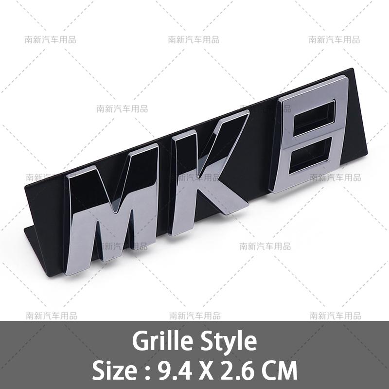 OPQ1 2026 Hot VOLKSWAGEN 3D Black Silver MK5 MK6 MK7 Mk8 Car Front Grill Emblem Car Stickers for Volkswagen VW Golf GTI MK 5 MK 6 Mk