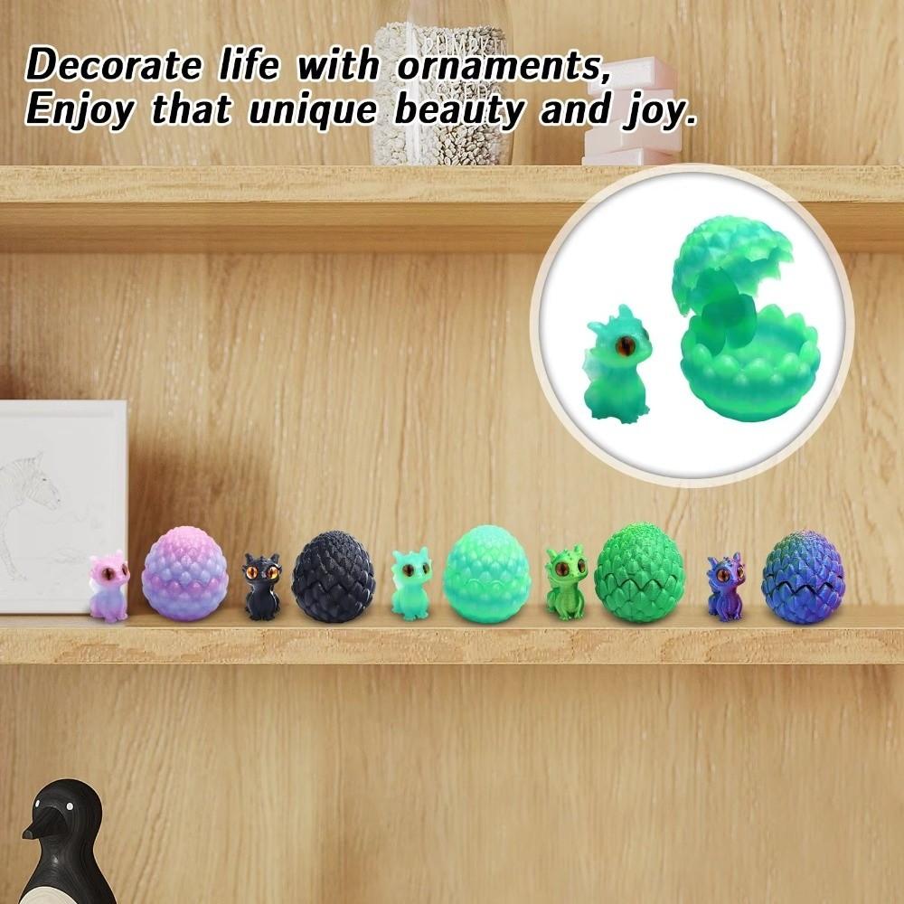 Mini 3D Printed Dragon Egg Creative Simulation Animal Model  Birthday Party Favors