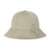 VARZAR VA Square Stud 6-Panel Bucket Hat Light Khaki