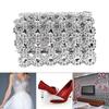 4 Inch Width Rhinestone Ribbon 10 Yards Length Diamond Warp Ribbon  Arts And Crafts