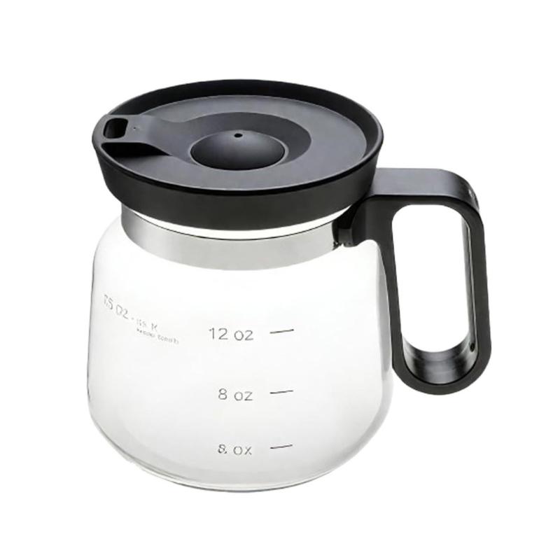 

Large Capacity Transparent Tea Cup With Handle Straw Lid Clear Glass Coffee Pot for Hot and Cold Beverage 1