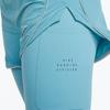 Nike Solid Color Logo Print Zipper Casual Shorts Women shorts Blue DQ5936-424
