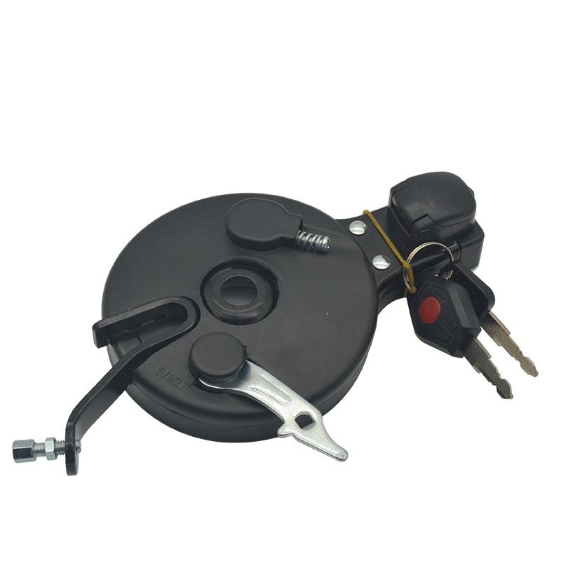 Aima Electric Bicycle Rear Expansion Brake with Lock and Pads for Metric/Inch Models