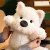 Niedliches Plüsch West Highland Hundespielzeug 33/45CM Stofftier Weiche Weiße Terrier Puppe Kawaii Kissen für Geburtstags-Weihnachtsgeschenke