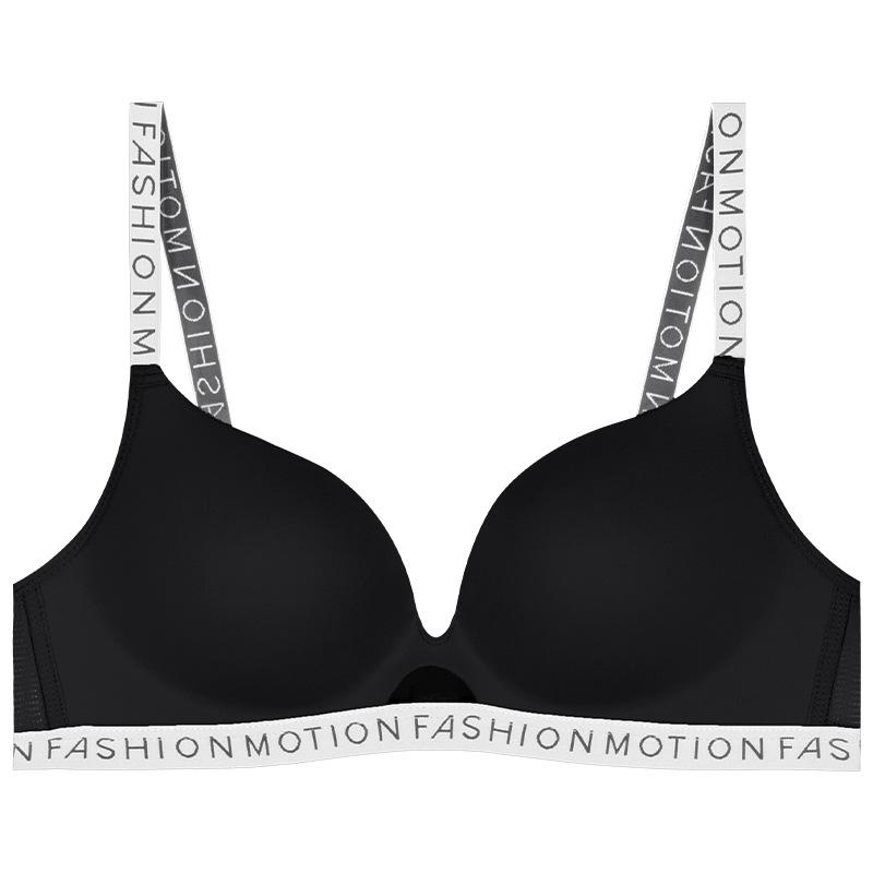 Women's Wireless Padded Bra Set: Adjustable, Push-Up One-Piece for Small Bust