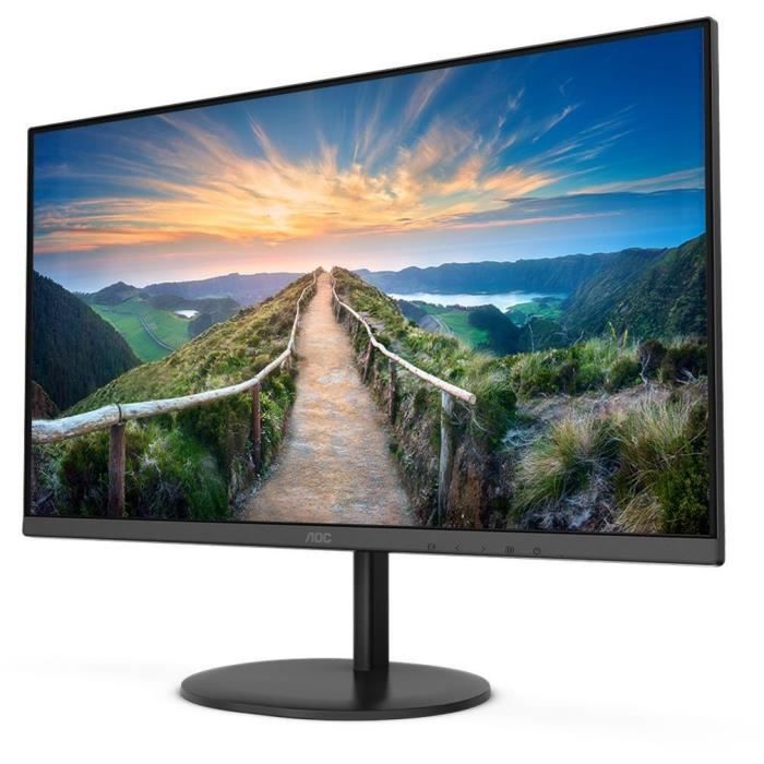 Ecran PC - AOC Q27V4AE - 27" QHD - Dalle VA - 4 ms - 75Hz - HDMI / DisplayPort