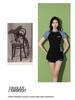 Costume da bagno da donna 2025 snellente con controllo pancia e spacco - Costume da bagno conservativo a gamba piatta per piscina e sorgente termale