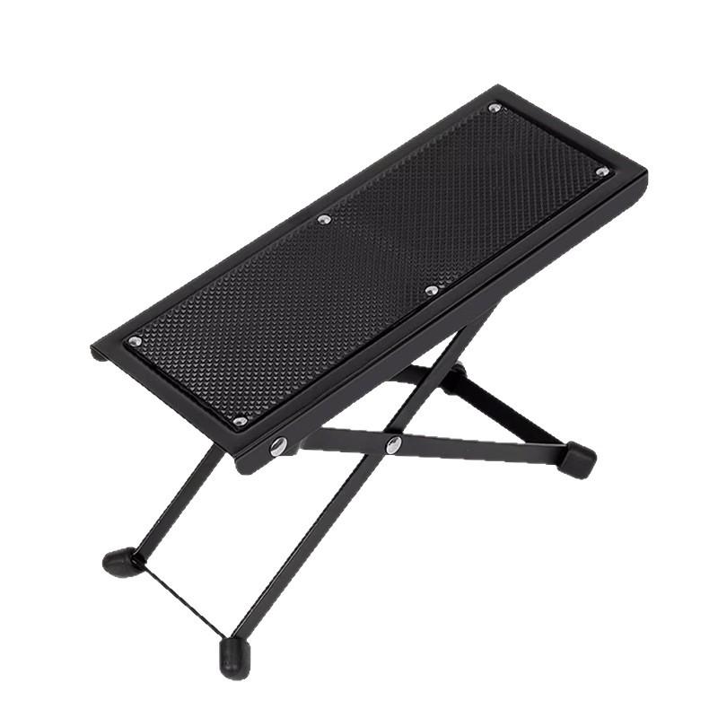 Folding Metal Guitar Pedal & Footrest Stand for Folk and Classical Instruments