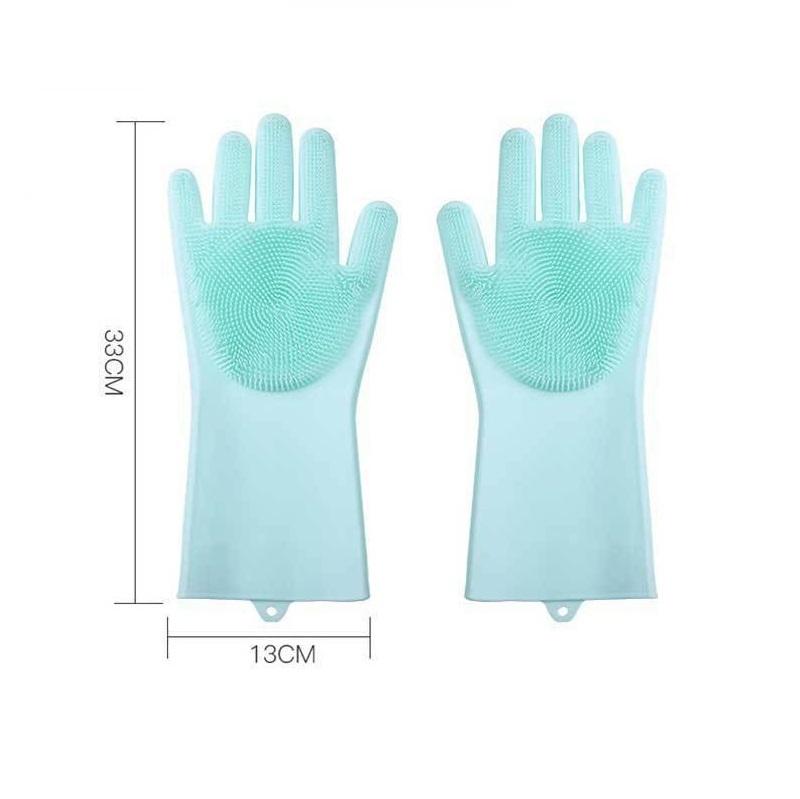 Pet Hair Removal Glove Grooming Cleaning Gloves Dog Cat Bathing Shampoo Glove Scrubber Cleanner Silicon Hair Removal Glove MMR04