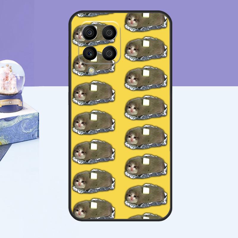 Crying Cat Memes Case For Samsung Galaxy M21 M31 M51 M20 M30s M13 M23 M33 M53 M14 M34 M54 M12 M32 M52 Cover