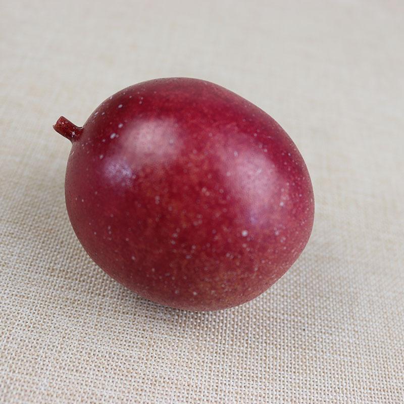 5Pcs Simulation Passion Fruit Model, Foam Fake Fruit Props for Kitchen Ornament, Window Display Samples, Food Photography Props