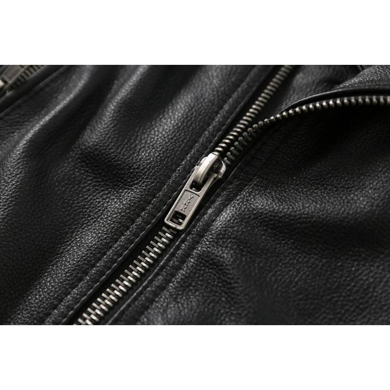 Chinese Size Genuine Leather Vest Men 100% Real Cowhide Slim Fit Motorcycle Vests Biker Sleeveless Jackets Spring Autumn Asian Size M595