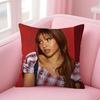 British Sexy Beautiful Singer PPink PPantheress Cushion Cover Pillow Case Soft Skin Friendly Fabric  Concealed Zipper