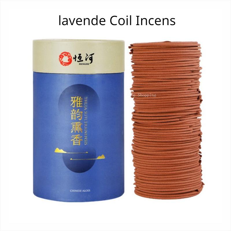 120 Disc Natural Coil Incense Rose Jasmine Osmanthus Sandalwood Ceramic Censer Home Indoor Toilet Deodorant Lasting Aromatherapy