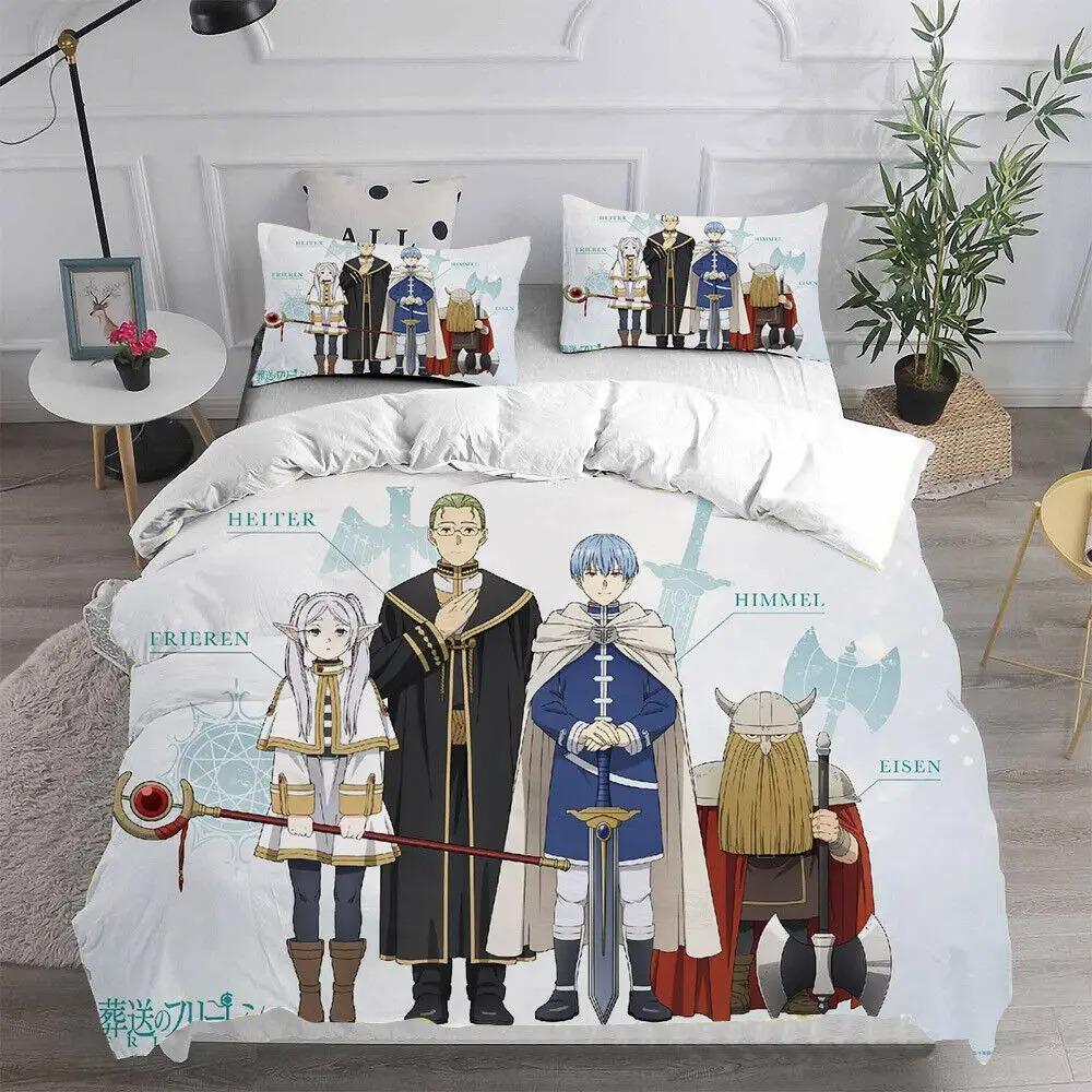 3D Druck Anime Frieren Bettwäsche Set Jungen Mädchen Twin Queen King Size Bettbezug Kissenbezug Bett Jungen und Erwachsene Heimtextilien