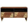 Coffee Table Honey Brown 80 x 54 x 40 cm Solid Mango Wood