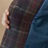 Maxza Multi Check Wool Blend Crop Jacket  Wine  Cd02qj300on