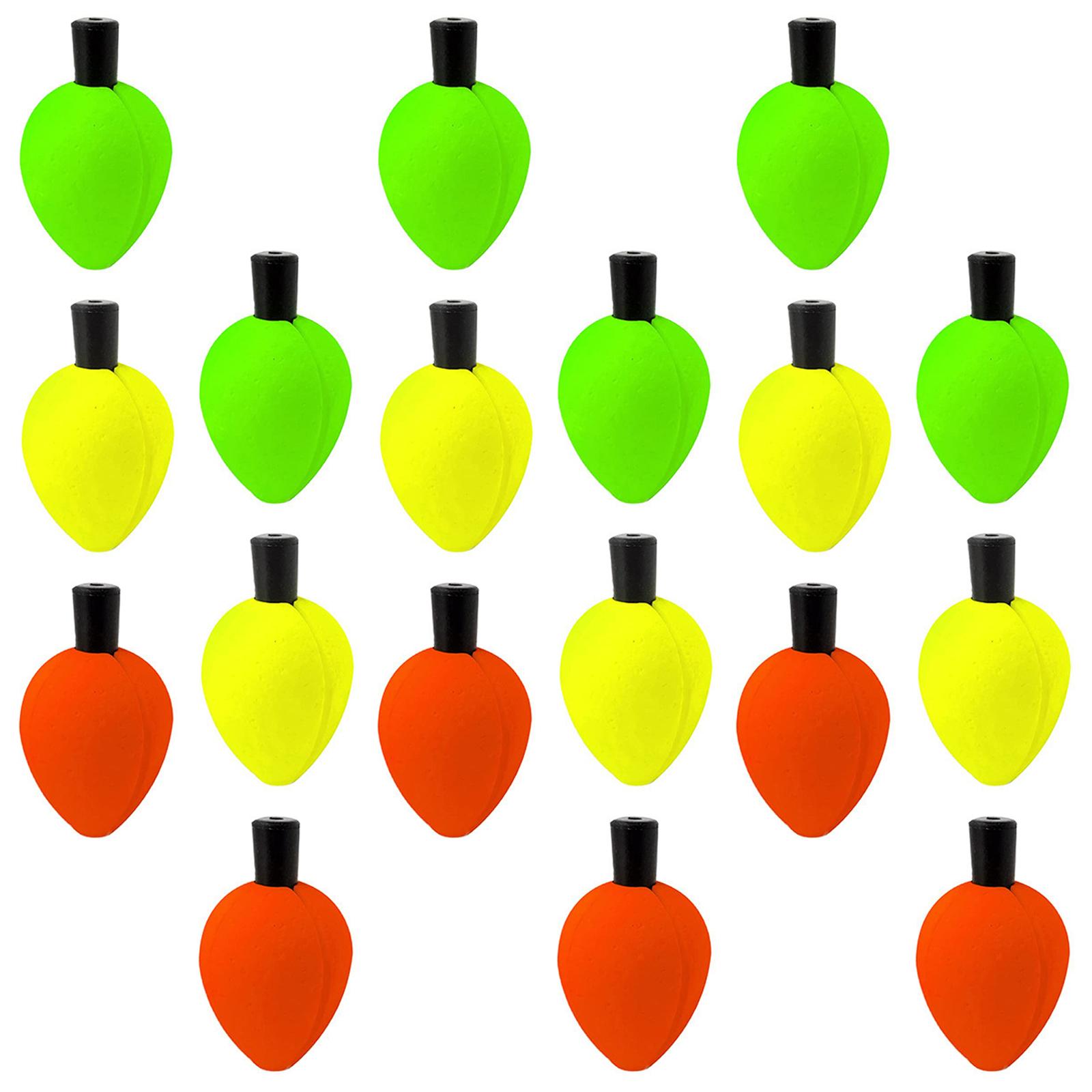 

18pcs Floating Bobber Indicators Fishing Bobbers for Freshwater Saltwater Foam Strike Indicators Float Fly Fishing Float