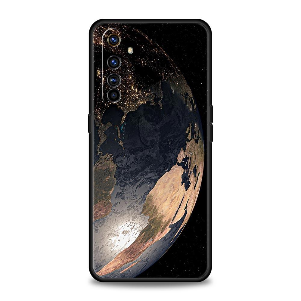 Earth Stars Space Phone Case For Realme 12 11 10 9 8 5G 7 6 GT5 GT3 GT2 Pro Plus C21 C25 C35 For Realme GT Neo 2 3 3T 5 Cover