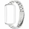 Für Honor Band 10/9 Edelstahl-Uhrenarmband mit PC-Gehäuse Massives 3-Glieder-Ersatzarmband