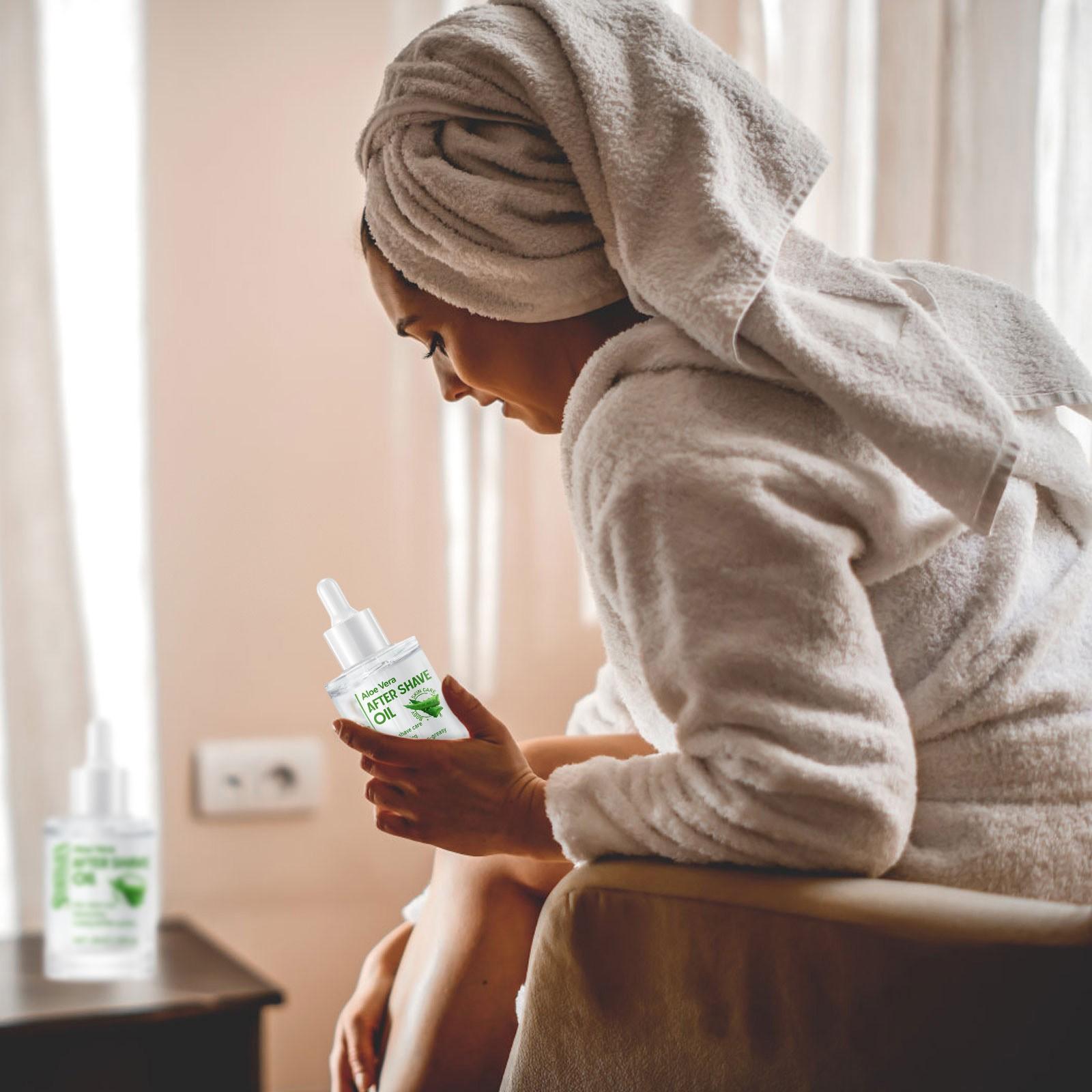 

45ml Aftershave Oil, Smooth Skin, Soothing Moisturizing Shave Serum, Ingrown Hairs And Dryness One Size