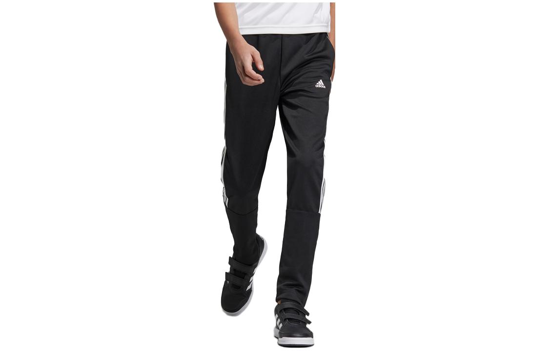 

Kids Adidas Side Stripes Print Lace Up Elastic Sweatpants Black DV1344 170