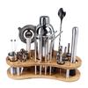 20Pcs Cocktail Shaker Set Edelstahl Vielseitig Stilvolle Look Professionelle Gemischt Getränk Cocktail