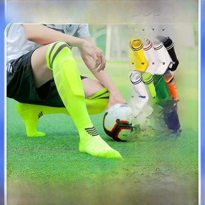"Men's High-Tube Football Socks - Sweat-Absorbent, Non-Slip, Professional Sports Socks for Spring and Summer."