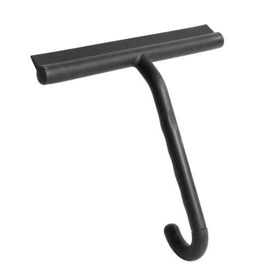 Duschabzieher Ergonomischer Runder Griff All-in-One Silikonwischer Eingehängter Haken Badezimmerfliesen Autoreinigungsgerät
