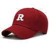 Deep top big head circumference letter baseball cap women's versatile fashion embroidery sunscreen showing face small eaves sunshade cap