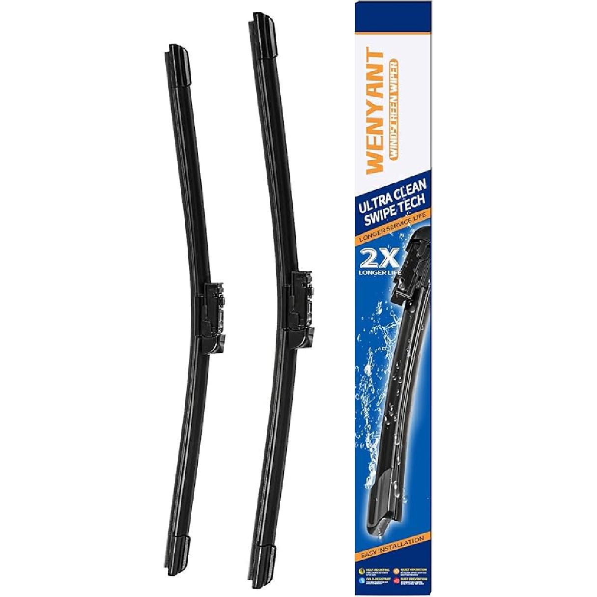 Щетки стеклоочистителя 28 /28  Совместимы с Ford Edge -2015 Focus 2018-2012 Escape/Fusion -2013 Передние щетки стеклоочистителя Для моего автомобиля Оригинальное оборудование 26 +20 (Top Lock)