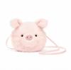 Jelly Croissant Jc Shaped Plush Crossbody Bag Toys Gifts Pouch Casual Outings