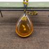 Elegant Translucent Conch Flower Pearl Water Drop Pendant - New Chinese Style.