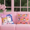 Cute Anime Pop Team Epic Cushion Cover 2-in-1 Reversible Plush Pillow Cover | Car/Sofa/Bed | Perfect Gift
