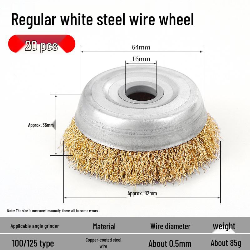 Rust Removal Steel Wire Brush Head for Angle Grinder