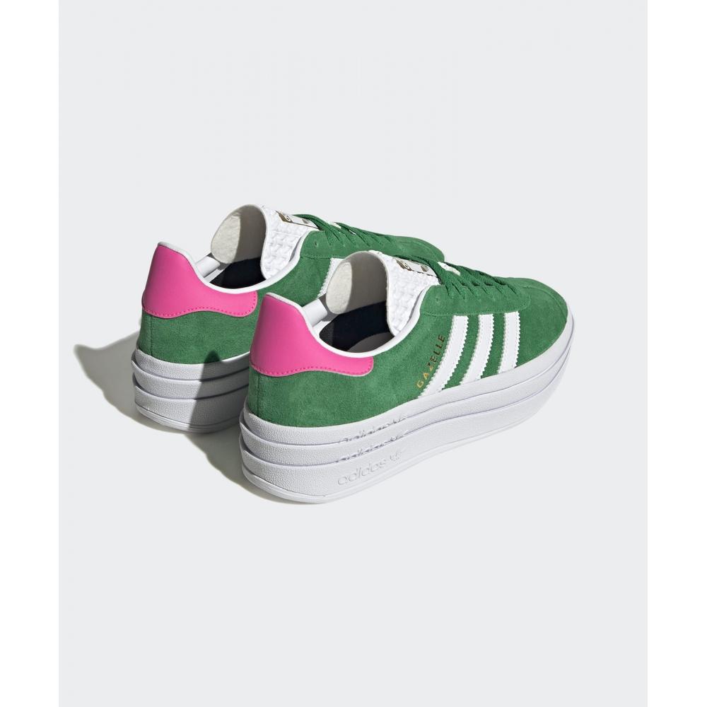 Adidas Gazelle Bold W   Green Pink  Ig3136