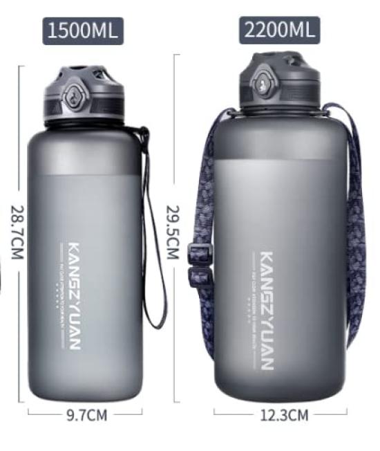 Large Capacity Water Bottle, Portable Sports Water Bottle, 350, 500, 650, 700, 1000, 1500, 2200ml, BPA-Free, for Adults and Children, Outdoor Sports,
