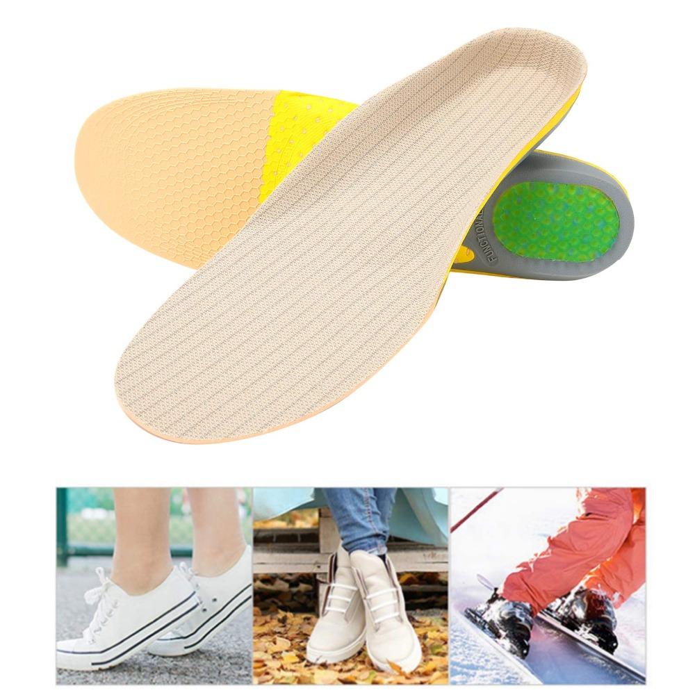 A pair 29.4x9.8cm EVA Arch Support Insoles Daily Running and Basketball Sports