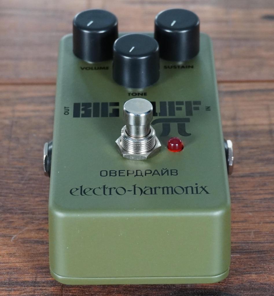 Ruský Big Muff distortion Big Muff electro-harmonix/Green Distortion/Sustainer